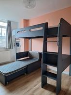 Hoogslaper inclusief matras met bureau en zit/slaapstoel inv, Ophalen, Gebruikt, Hoogslaper