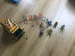TMNT Ninja Turtles (nieuwe) incl Bus, Ophalen of Verzenden, Gebruikt