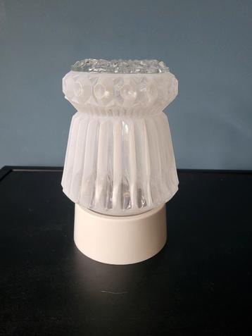 Vintage plafondlamp/plafonniere glas beschikbaar voor biedingen