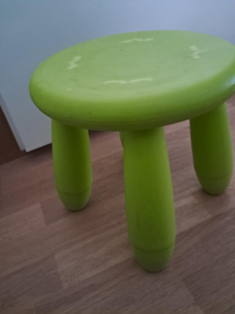 Ikea krukje in groen, Ophalen of Verzenden, Hout