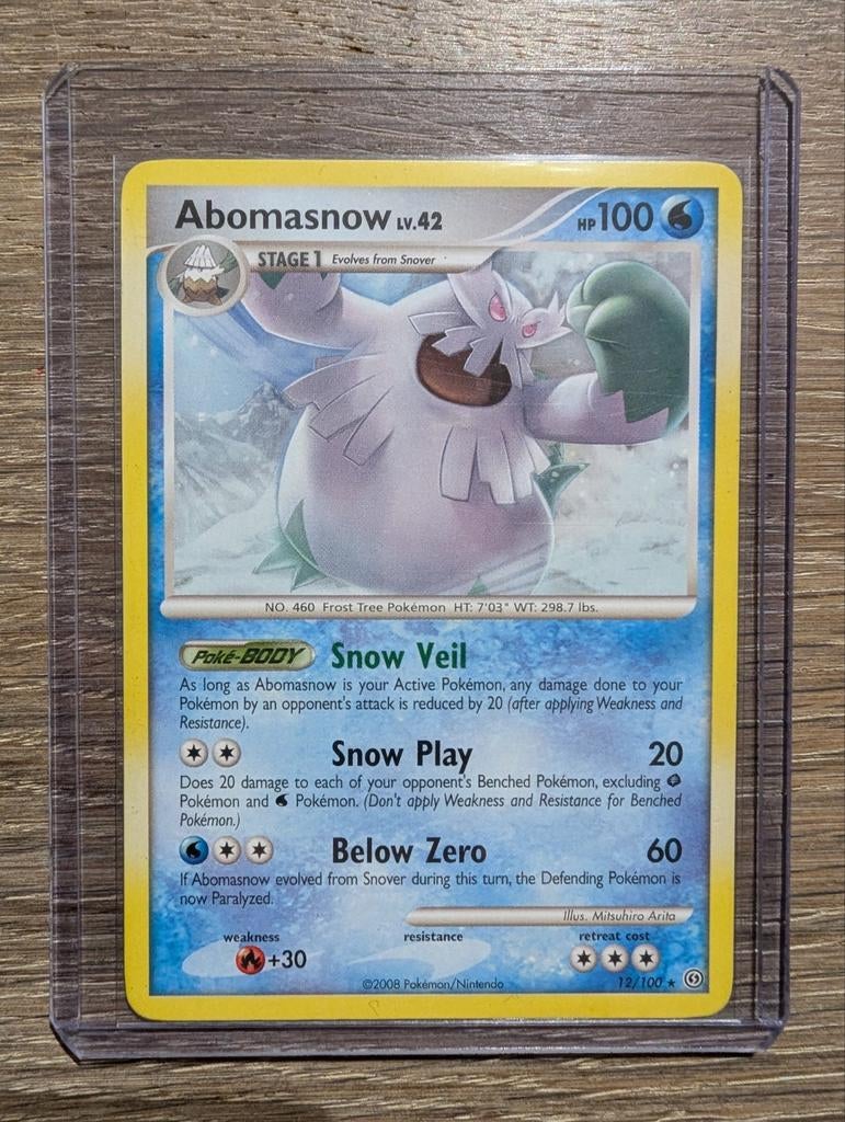 Abomasnow uit D&P Stormfront 12/100, Ophalen of Verzenden, Zo goed als nieuw, Losse kaart