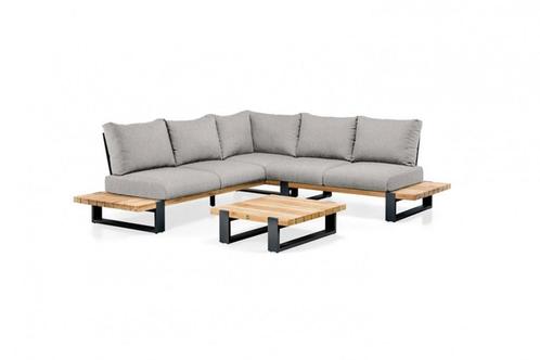 suns nardo loungeset demo model € 3999,-, Tuin en Terras, Tuinsets en Loungesets, Nieuw, Loungeset, Teakhout, 5 zitplaatsen, Bank