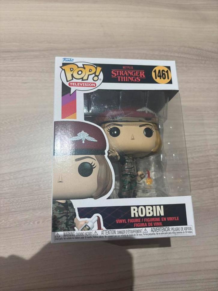 Funko Pop! Stranger Things - Hunter Robin Molotov Cocktail, Verzamelen, Poppetjes en Figuurtjes, Zo goed als nieuw, Ophalen of Verzenden