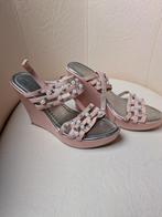 Dames zomerschoen, Ophalen of Verzenden, Schoenen met hoge hakken, Roze, Gedragen