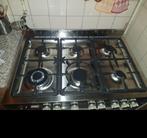 Mooie gasfornuis 6 pits 90 cm en mooie koelvries combi, Witgoed en Apparatuur, Fornuizen, Ophalen, Gebruikt, 60 cm of meer, Energieklasse A of zuiniger