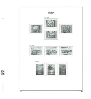 DAVO Luxe bladen Aruba 2005 nrs. 39, 40 en B3 beschikbaar voor biedingen