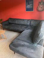 Suede hoekbank VT wonen kleur Petrol, Huis en Inrichting, Ophalen, Gebruikt, Overige materialen