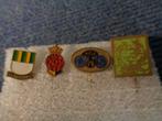 4 x Voetbal Speldjes., Verzamelen, Speldjes, Pins en Buttons, Ophalen of Verzenden, Zo goed als nieuw, Sport