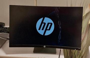 HP GAMING MONITOR (met barst) beschikbaar voor biedingen