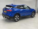 Nissan Qashqai 1.3 MHEV Xtronic N-Connecta / NL Auto / Navig, Auto's, Nissan, Stof, Euro 6, Blauw, Origineel Nederlands