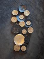 Goud met Zwart Wanddecoratie - 122cm breed, Ophalen of Verzenden, Nieuw