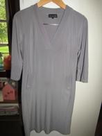 G086 CC CULTURE mt 1 (S) jurk travelstof grijs, Kleding | Dames, Verzenden, Zo goed als nieuw, Knielengte, Maat 36 (S)