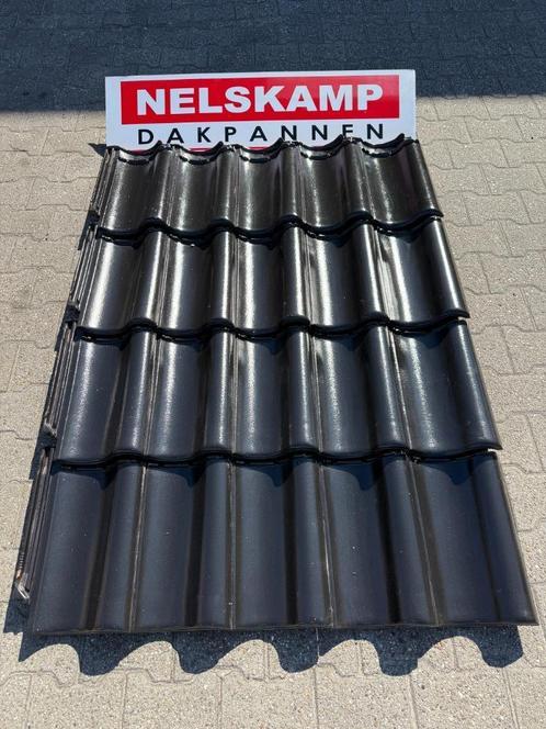 SUPERSTUNT OVH Zwart GLANS dakpannen v.a € 1295 p.1000 NIEUW, Doe-het-zelf en Verbouw, Dakpannen en Dakbedekking, Nieuw, Dakpannen
