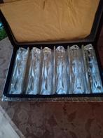 Antieke kristallen Messelleggers ,+onderzetters 50,s, Antiek en Kunst, Antiek | Glas en Kristal, Ophalen of Verzenden
