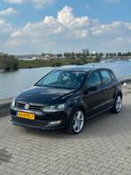 Volkswagen Polo 1.4 63KW 2010 Zwart Nap Nieuwe Apk, Voorwielaandrijving, 970 kg, Stof, Zwart