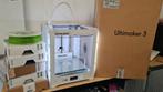 ULTIMAKER 3 + filament *** Heel weinig gebruikt (60 uur !!), Ingebouwde Wi-Fi, Ultimaker, Ophalen of Verzenden, Zo goed als nieuw