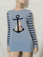 HEYTON Trui , Maat L , LAMSWOL, Verzenden, Zo goed als nieuw, Maat 38/40 (M), Blauw