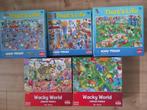 5x legpuzzel 1000 stukjes. Wacky world en That's life., Ophalen of Verzenden, 500 t/m 1500 stukjes, Zo goed als nieuw, Legpuzzel