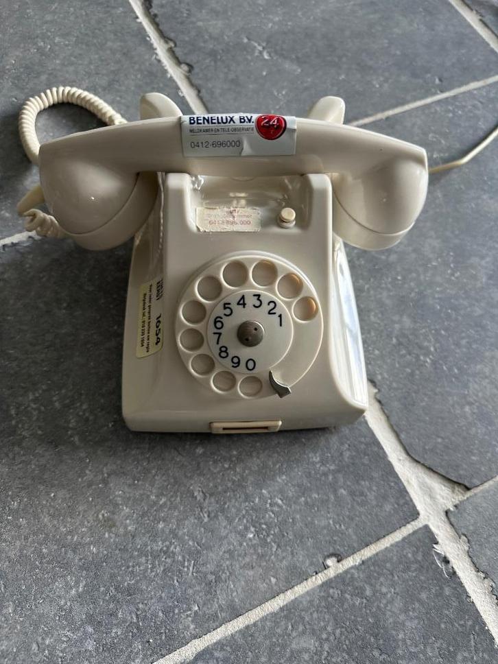 Telefoon met draaischijf, Telecommunicatie, Vaste telefoons | Niet Draadloos, Zo goed als nieuw, Bakeliet, Met draaischijf, Ophalen of Verzenden