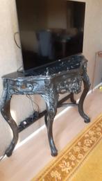 Sidetable " barok styl" met marmerblad, Huis en Inrichting, Tafels | Sidetables, Gebruikt, 100 tot 150 cm, Ophalen of Verzenden