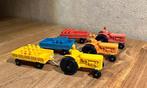 Set Vintage Tomte Lærdal Tractoren & Aanhangers Jaren 60, Ophalen of Verzenden, Zo goed als nieuw
