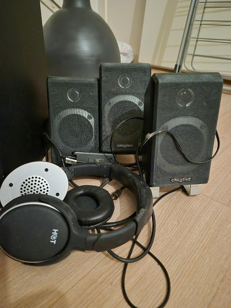 boxen, Gebruikt, Minder dan 60 watt, Front, Rear of Stereo speakers, Ophalen