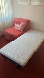 Slaapbank / stoelen incl hoezen, Huis en Inrichting, Overige materialen, Gebruikt, 90 cm, Tweepersoons