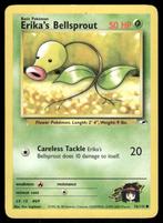 Erika's Bellsprout 76/132 - Gym Heroes, Verzenden, Gebruikt, Losse kaart