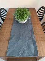 Tafelloper grijs 135x35 cm, Ophalen of Verzenden, Zo goed als nieuw, Rechthoek, Binnen