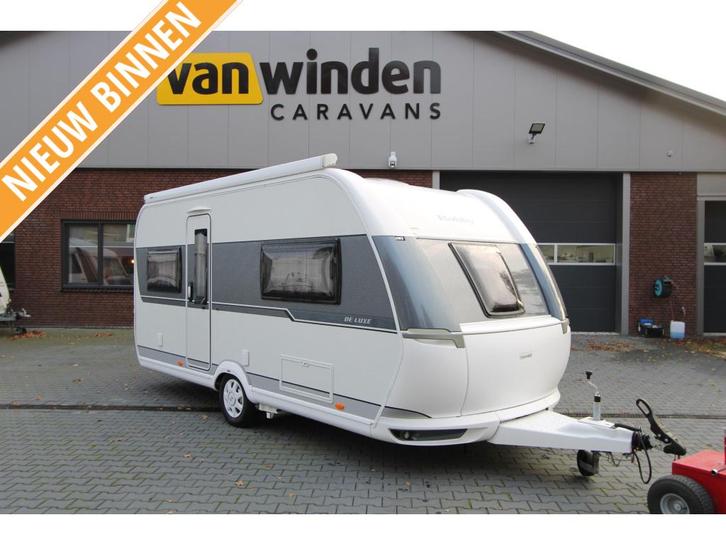 Hobby De Luxe 460 UFE Mover-ThuleLuifel-2020, Caravans en Kamperen, Caravans, Bedrijf, tot en met 4, 1000 - 1250 kg, Rondzit, Hobby