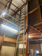 Aluminium Ladder - ongeveer 6 meter, Ophalen, Gebruikt, Ladder, Opvouwbaar of Inschuifbaar