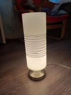 Mooie tafellamp met glazen kap, Ophalen of Verzenden, Zo goed als nieuw, Glas, Modern