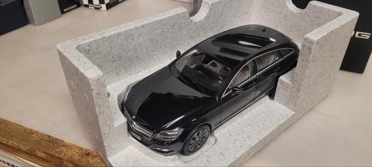 Norev Mercedes CLS Shooting Brake Obsidian Black, Hobby en Vrije tijd, Modelauto's | 1:18, Zo goed als nieuw, Auto, Norev, Ophalen of Verzenden