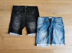 2 x Korte spijkerbroeken, Jack & Jones (XS), Blauw, Nieuw, W32 (confectie 46) of kleiner, Ophalen of Verzenden