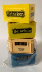 4 Miniatuur Bierkratten flesopeners Bavaria Heineken, Ophalen of Verzenden, Gebruikt, Overige typen, Bavaria