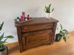 Dressoir/ Massief/ Donker eiken/ Vintage, Huis en Inrichting, Kasten | Dressoirs, 25 tot 50 cm, Massief donker eiken, 100 tot 150 cm