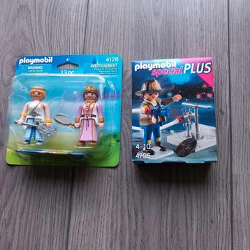 Playmobil, 2 setjes 4128 en 4795 brandweer en prinsessen  beschikbaar voor biedingen