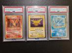 pokémon zapdos moltres articuno fossil japanese psa 10, Hobby en Vrije tijd, Verzamelkaartspellen | Pokémon, Ophalen of Verzenden
