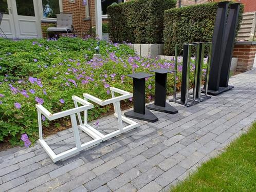 Speaker stands - Atacama, Custom Design, Tannoy en Target, Audio, Tv en Foto, Luidsprekers, Gebruikt, Front, Rear of Stereo speakers