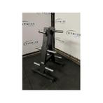 Technogym Pure Strength Plate Tower | Schijven Rek | Zwart |, Sport en Fitness, Fitnessmaterialen, Overige typen, Gebruikt, Ophalen