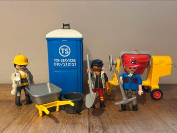 Playmobil dixie toilet 9844 en betonmolen 6339 beschikbaar voor biedingen