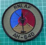Patch AH-64D  RNLAF  luchtmacht, Ophalen of Verzenden, Luchtmacht, Nederland, Embleem of Badge