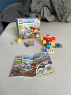 Lego minecraft 21164 the coral reef, Ophalen of Verzenden, Zo goed als nieuw, Overige merken