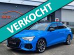 Audi A3 Limousine 35 TFSI 150PK S-line pano 19" fabr.garanti, 4 cilinders, 150 pk, Blauw, Leder