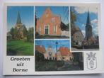 N80 Groeten uit Borne (Ov.), Verzamelen, Ansichtkaarten | Nederland, Verzenden, 1980 tot heden, Gelopen, Overijssel