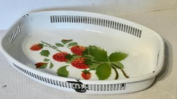 emaille broodmandje  beschikbaar voor biedingen