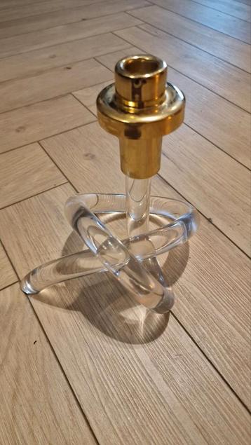 Vintage Dorothy Thorpe Pretzel Kandelaar - Messing beschikbaar voor biedingen