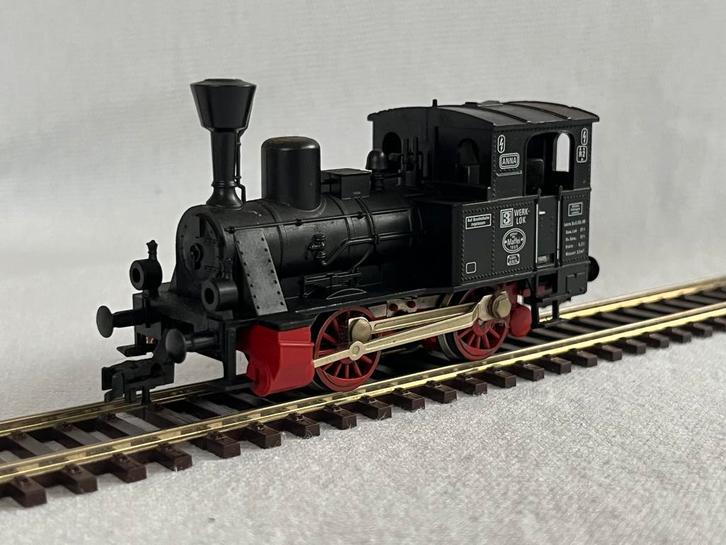 Fleischmann 4000 Anna werklok, Hobby en Vrije tijd, Modeltreinen | H0, Gebruikt, Locomotief, Gelijkstroom, Fleischmann, Analoog