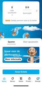 Efteling spaarkaarten Albert Hein, Verzamelen, Supermarktacties, Albert Heijn, Ophalen of Verzenden