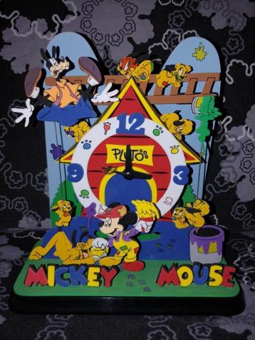 Unieke Disney Mickey Mouse kinder klok - Bewegende elementen beschikbaar voor biedingen